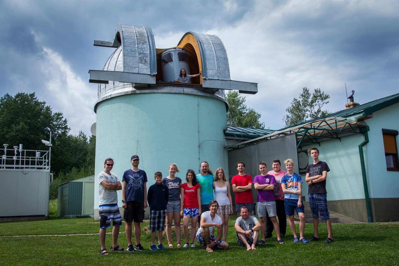 Účastníci astrokempu. Foto R.Adam